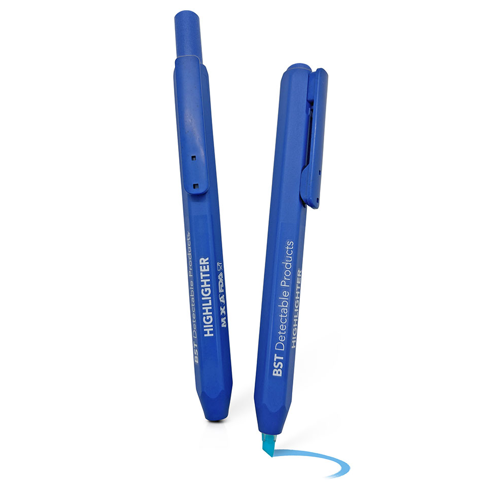Detectable highlighters